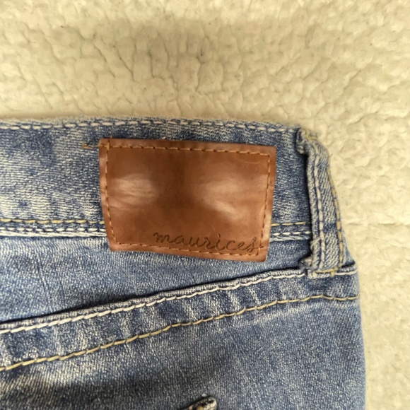 Women’s 16 Long Maurice’s Denim Blue Jeans - Picture 8 of 14